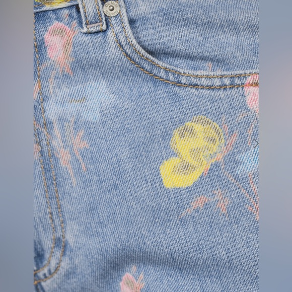 GANNI Baggy Pants in Floral Prints Size 30 - Picture 5 of 13